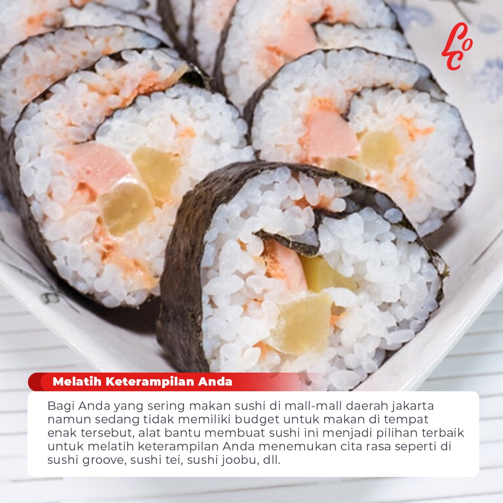 Alat Membuat sushi Roller Nori Seaweed Sushi Roll Maker