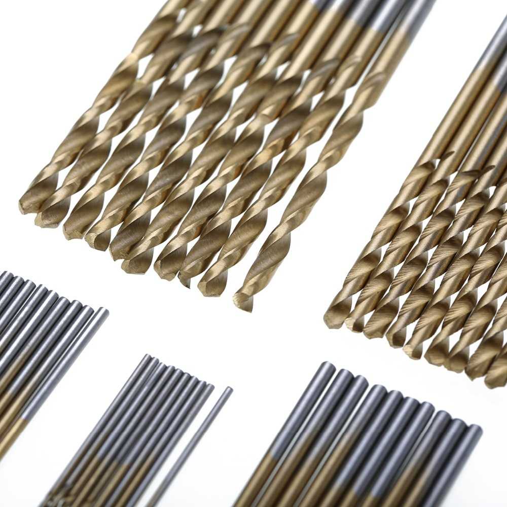 Taffware Mata Bor Power Drill Bits Titanium Coated 50 PCS - DW1361