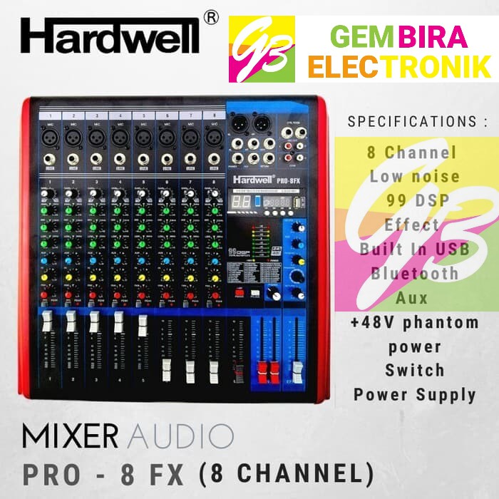 Mixer Hardwell Pro 8 FX