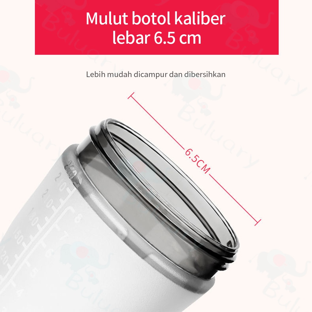 Newborn Baby Bottle Botol Susu Bayi untuk Balita dan Newborn Botol Silikon Bayi Botol susu leher lebar piko bello botol bayi dengan pegangan BPA free botol susu anti kolik dengan sedotan botol