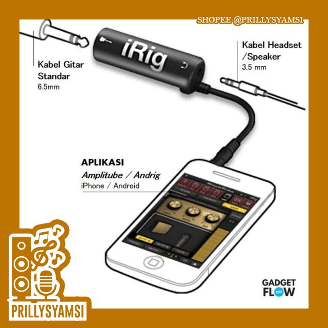 Bt1050 Efek Effect Irig Amplitube Rekaman Gitar Akustik Elektrik Android Iphone By Prillysyamsi Shopee Indonesia