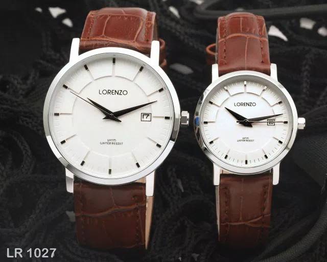 Jam Tangan Couple Lorenzo Original L1027 Harga Sepasang