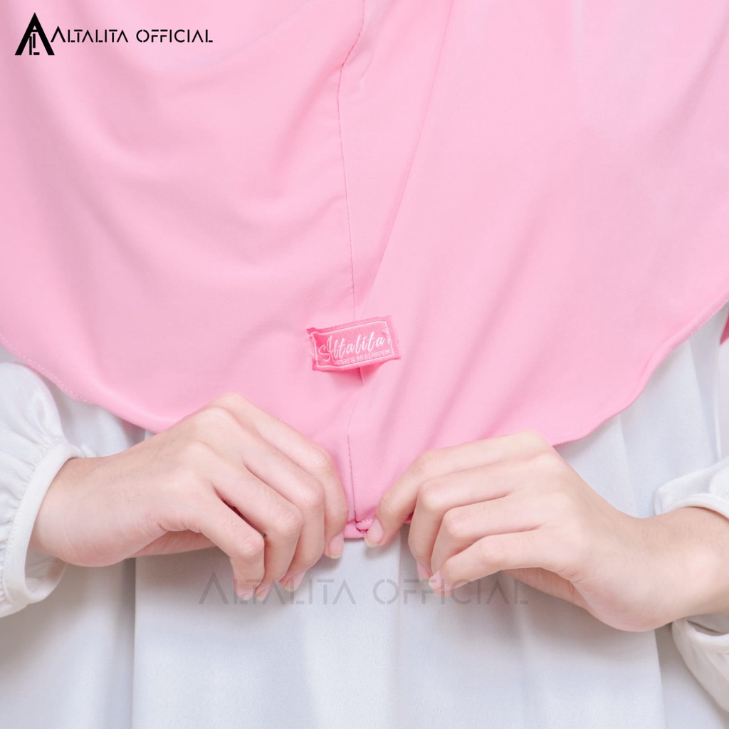 Altalita - Hijab Hamidah Polos Olahraga Sekolah Spandek Jersey Premium Menutupi Dada