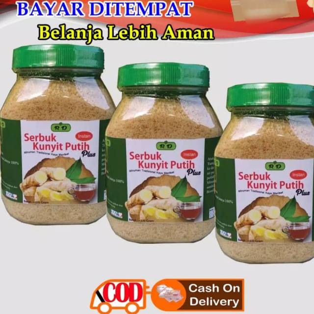 

3Toples Serbuk Kunyit Putih Instan Plus 330gr