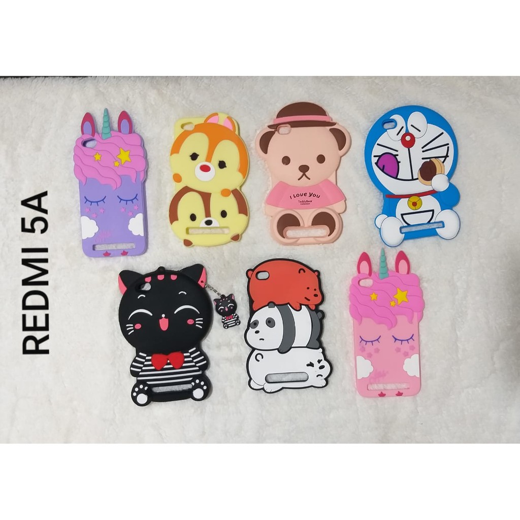 Xiaomi Redmi 5a Case Boneka Caracter 3d Lucu Shopee Indonesia