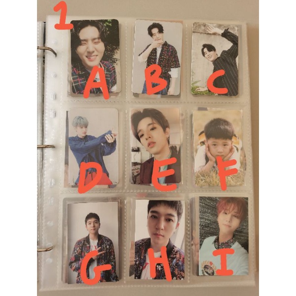 (1/13) DAY6 PHOTOCARD ALBUM SHOOT ME REMUS REMEMBER US CH CHILDHOOD GRAVITY SELCA YOUNGK JAE SUNGJIN