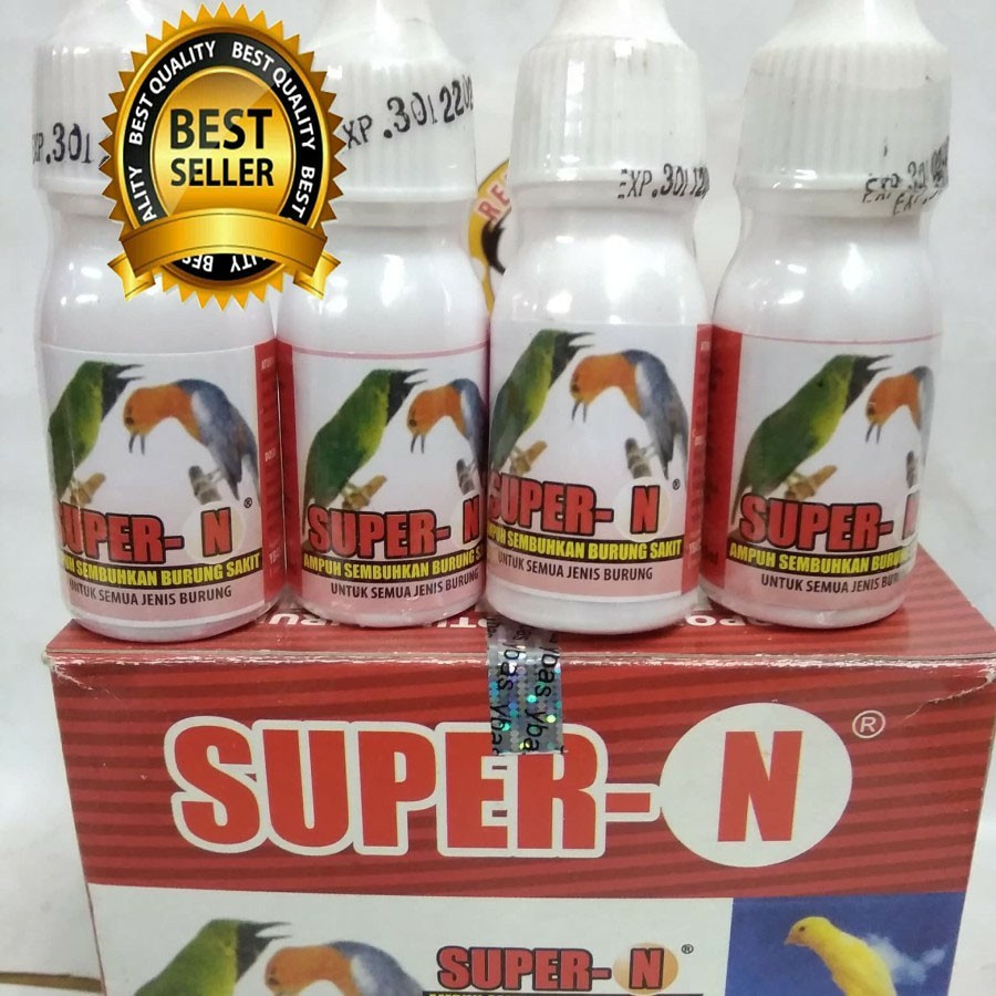 SUPER-N SUPER KICAU OBAT BURUNG SAKIT DAN SUPLEMEN BURUNG  ORIGINAL