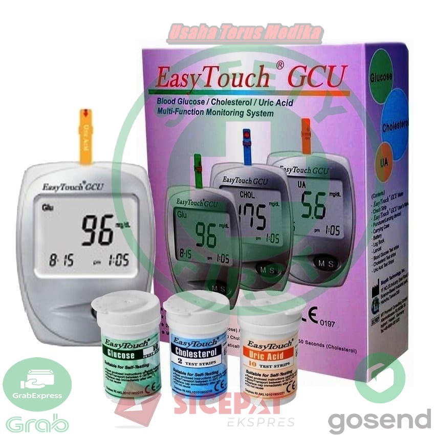 Alat Tes Gula Darah / Kolestrol / Asam Urat GCU Easy touch 3in1