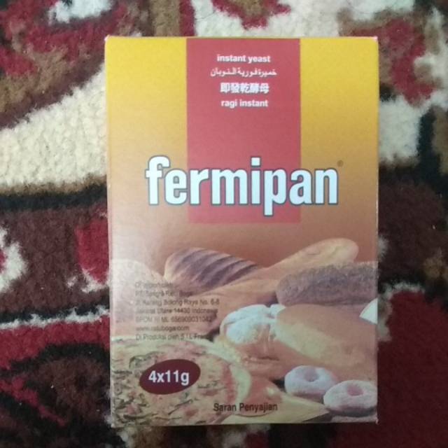 

Ragi instant Fermipan 4 x 11 gr