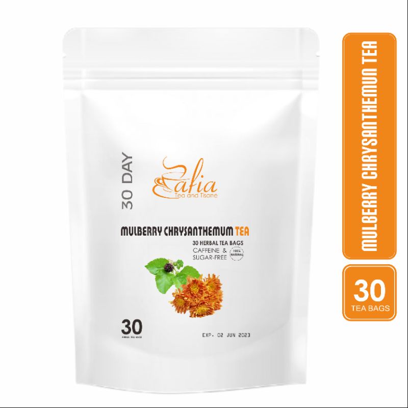 Mulberry Chrysanthemum Tea : Mulberry Leaf Plus Chrysanthemum Flower tea (30 Tea bag)