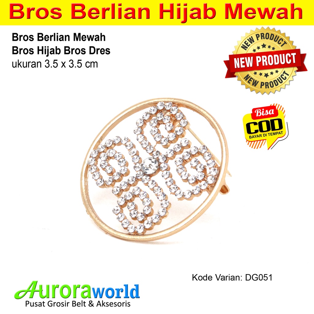 Auroraworld Bros cantik Brooch