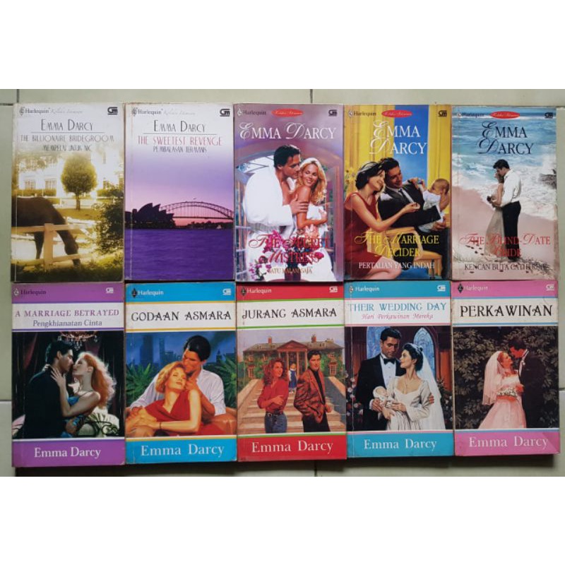 Novel Original Preloved Harlequin (Emma Darcy)