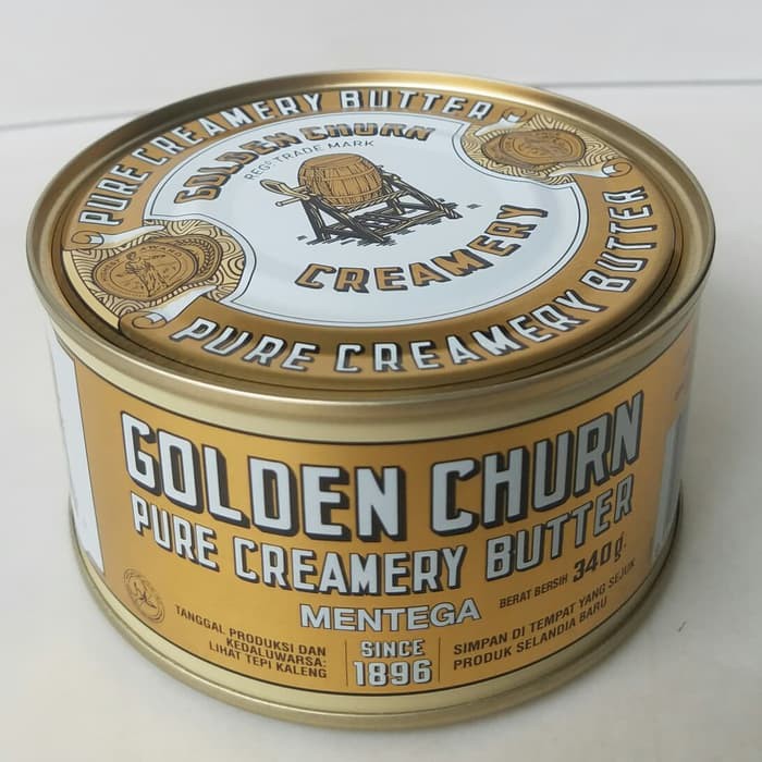 

Golden Churn 340g Pure Creamery Butter - Mentega Kaleng Emas