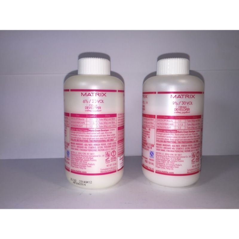 Matrix Cream Developer Oxydant Original 135ml Obat Campuran Bleaching Krim Pewarna Rambut Putih Oxid