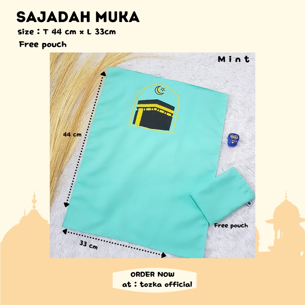 [Tozka] Sajadah muka I Sajadah sujud I Sajadah mini