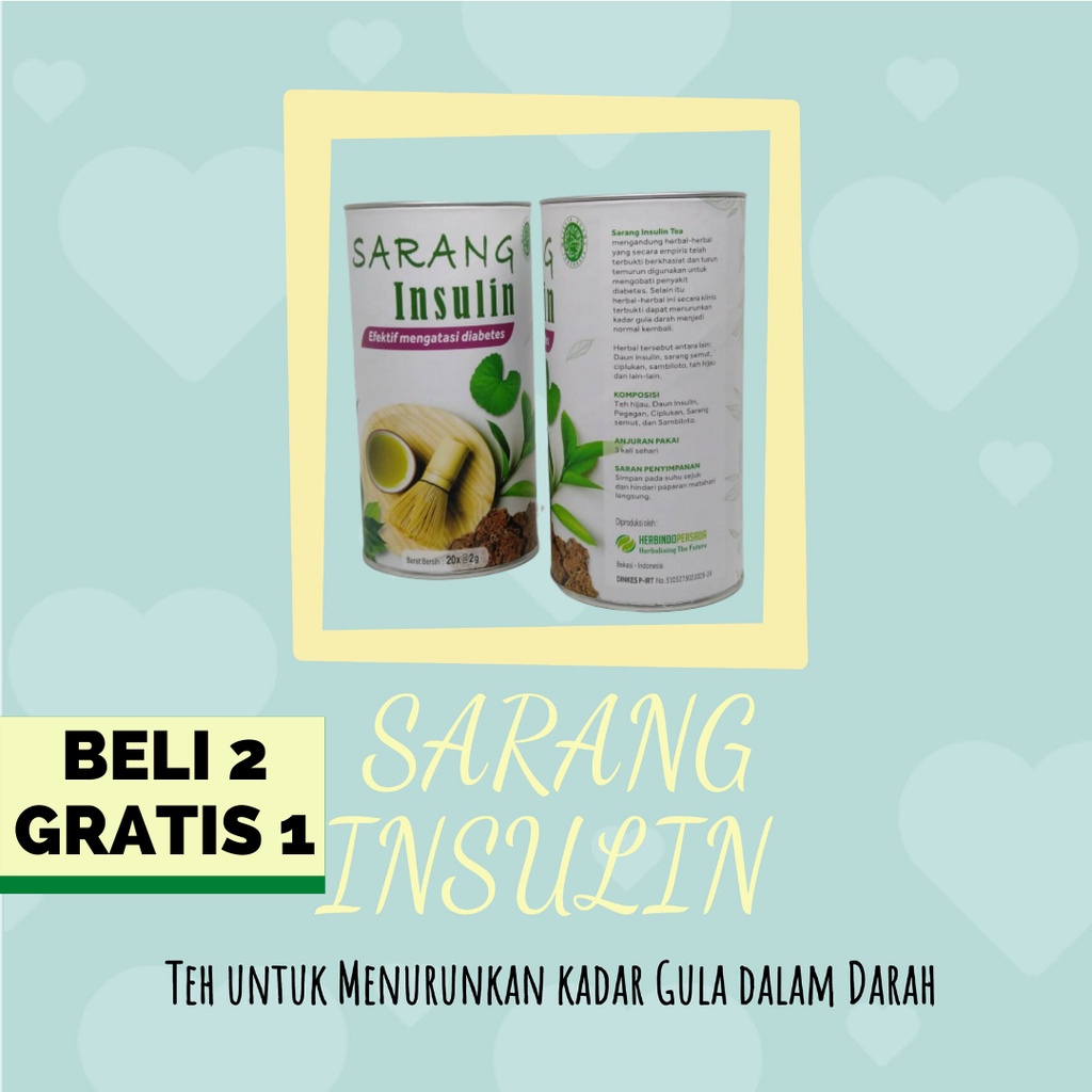 

Teh Sarang Insulin Efektif atasi obati sembuhkan penyakit Diabetes Kencing manis tanpa efek samping