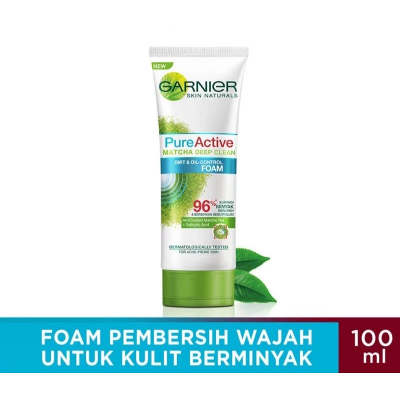 GARNIER Pure Active Matcha Foam 100ml