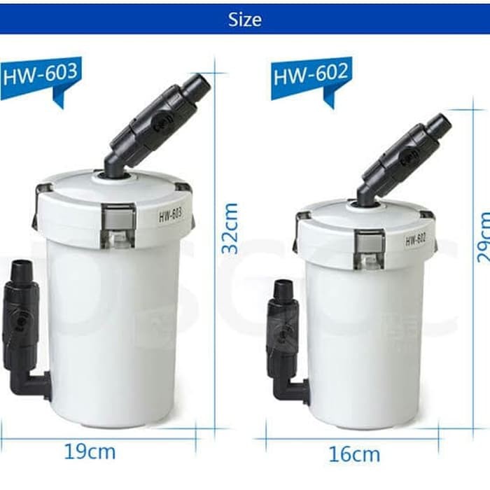 Sunsun HW603B External Filter Canister HW-603B Aquarium Aquascape