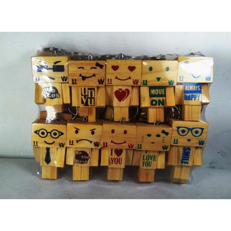 SET GANTUNGAN KUNCI DANBO ISI 20. GANTUNGAN KUNCI UNIK. GANTNGAN KUNCI LUCU. RIENS COLLECTIONS