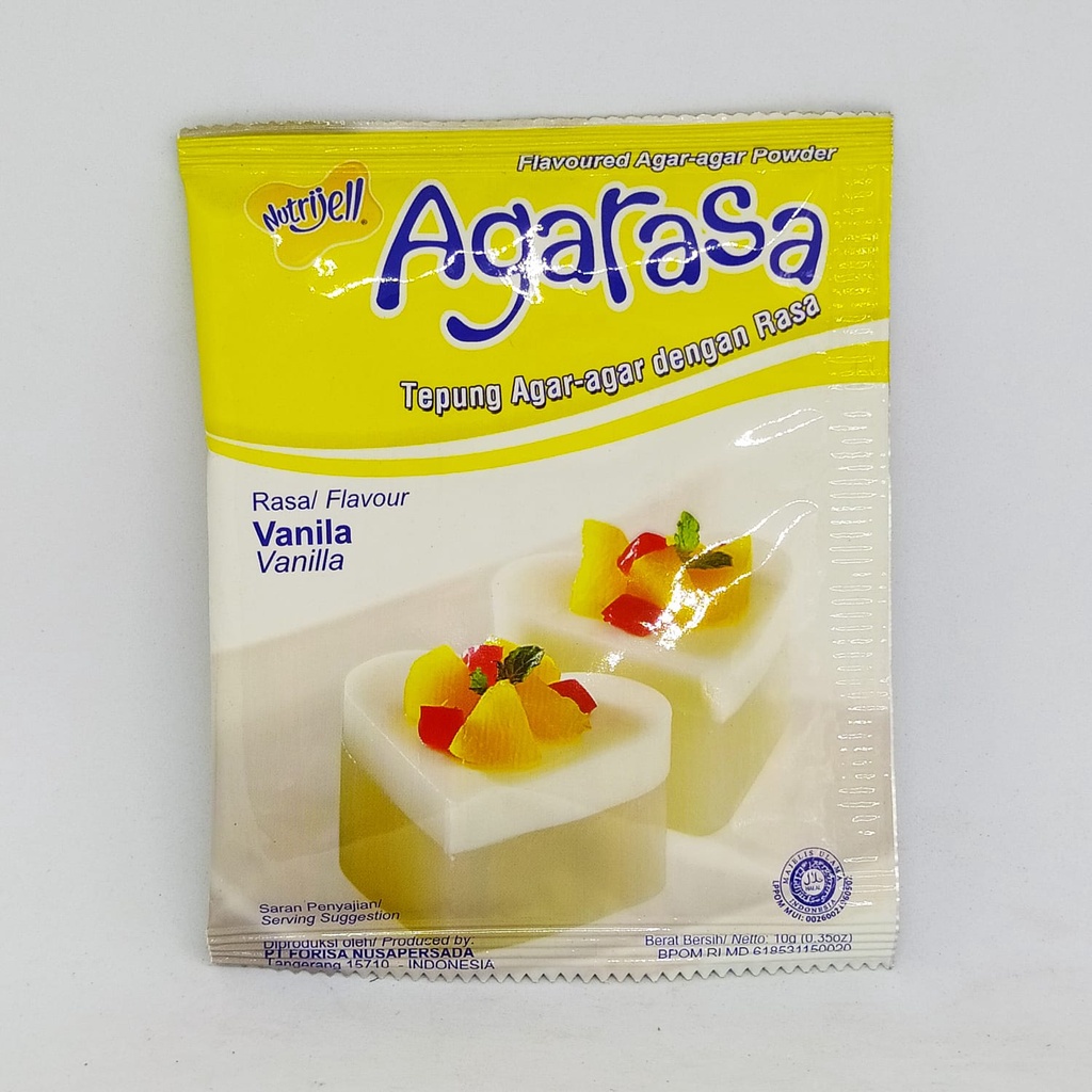 

Agar Rasa Vanila 10gr / Agarasa Vanilla/ Agar Rasa Vanila