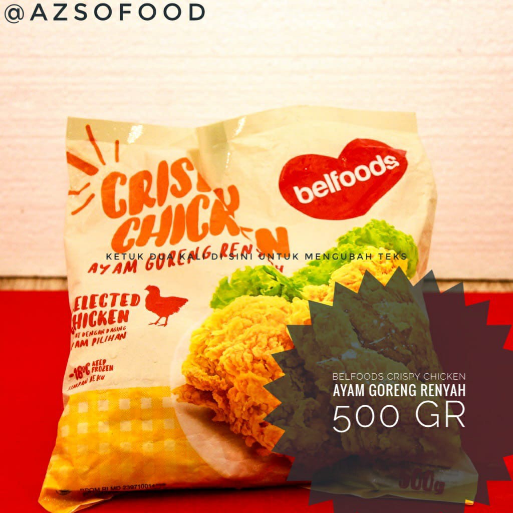 

BELFOOD NEW AYAM GORENG RENYAH 500 G