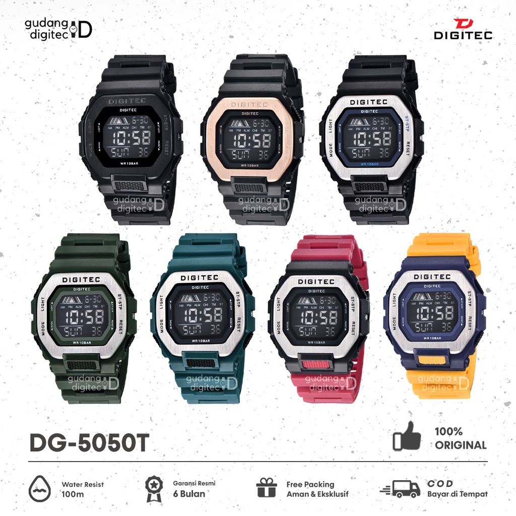 Digitec DG5050T 5050 T/ DG 5050/ Jam Tangan Pria/ Watch Original