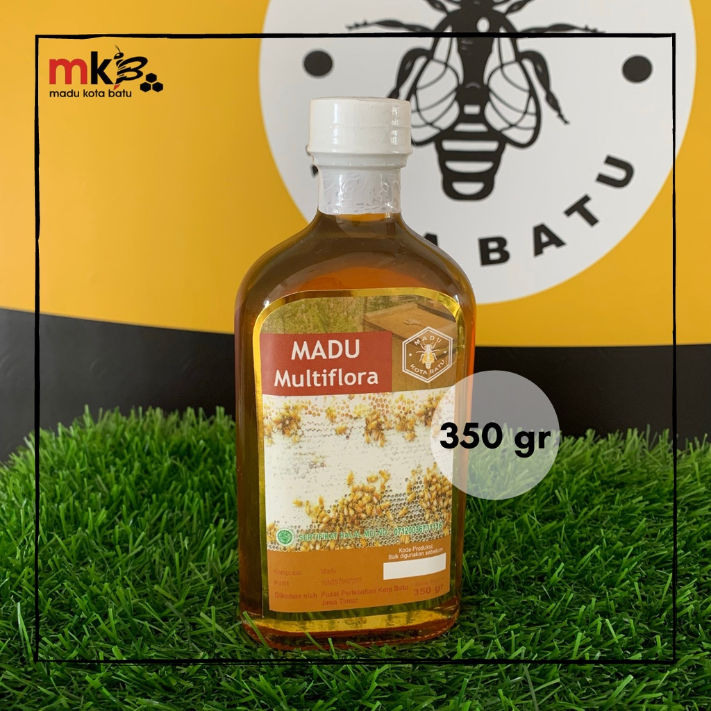 

Madu Murni Multiflora (nectar dari berbagai bunga) 350 gr - Madu Kota Batu