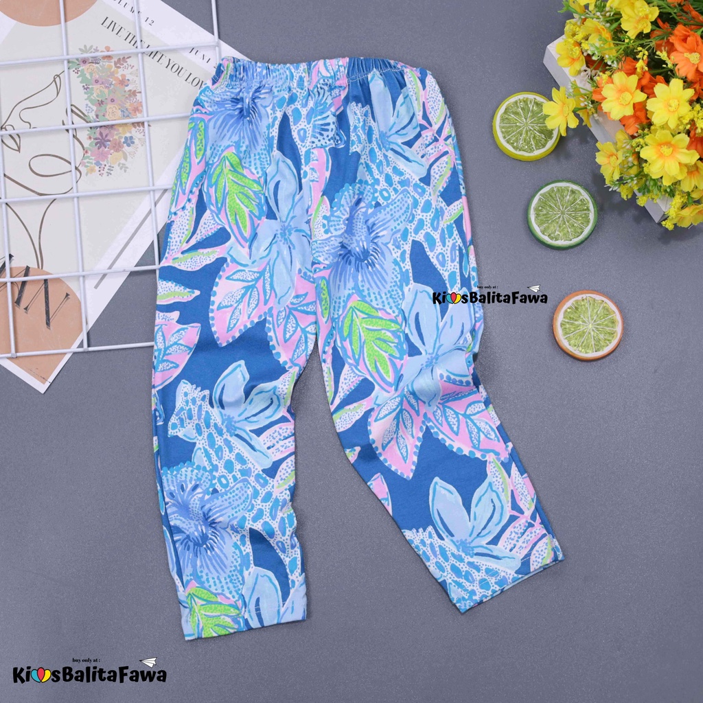 Legging Calvina Bayi 3-12 Bulan / Bahan Kaos Spandek Nyaman Pants Murah Motif Panjang Anak Perempuan