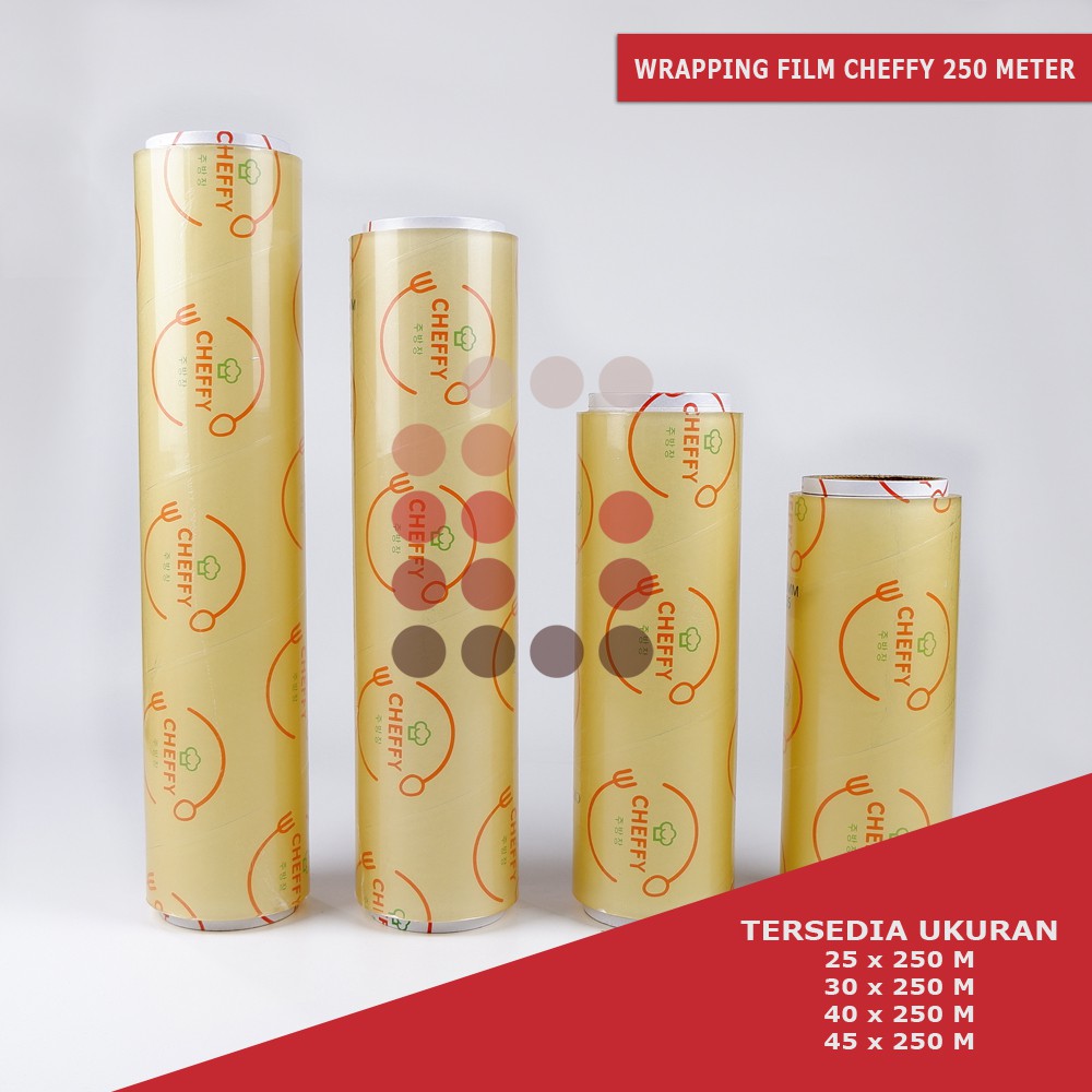 wrapping film cheffy 45x250meter foodgrade / clingwrap