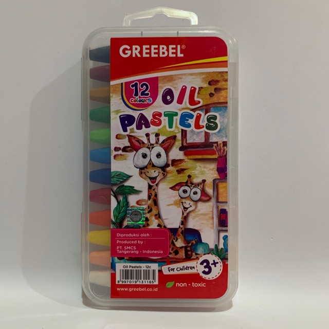 

Oil pastels greebel 12 warna / krayon greebel 12 warna / oil pastel 12 warna