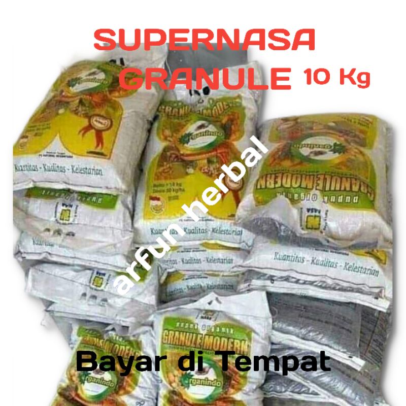PUPUK SUPERNASA GRANULE-PUPUK GRANULE 10KG-PUPUK PERANGSANG BUAH SAWIT-PUPUK PELEBAT BUAH SAWIT-PUPU