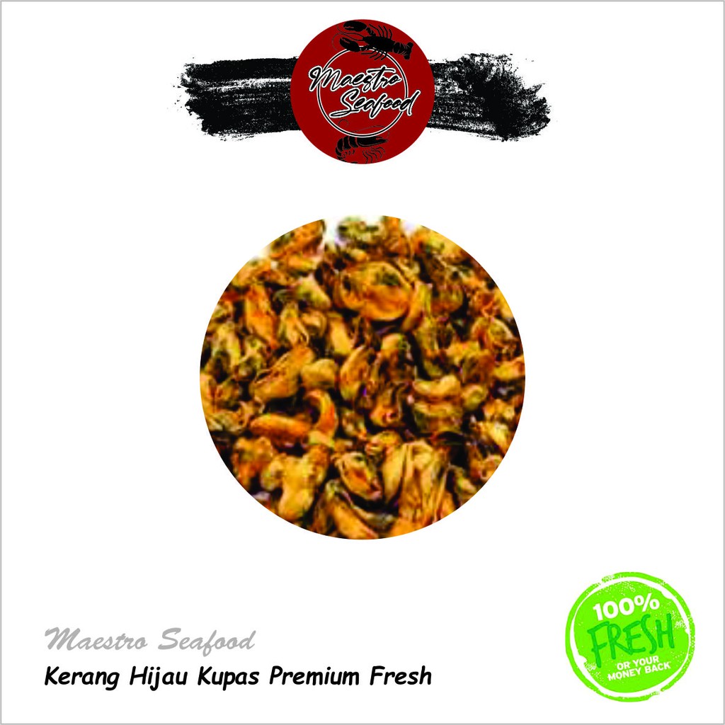 

Kerang Hijau Kupas Premium Fresh - 1.000 gr