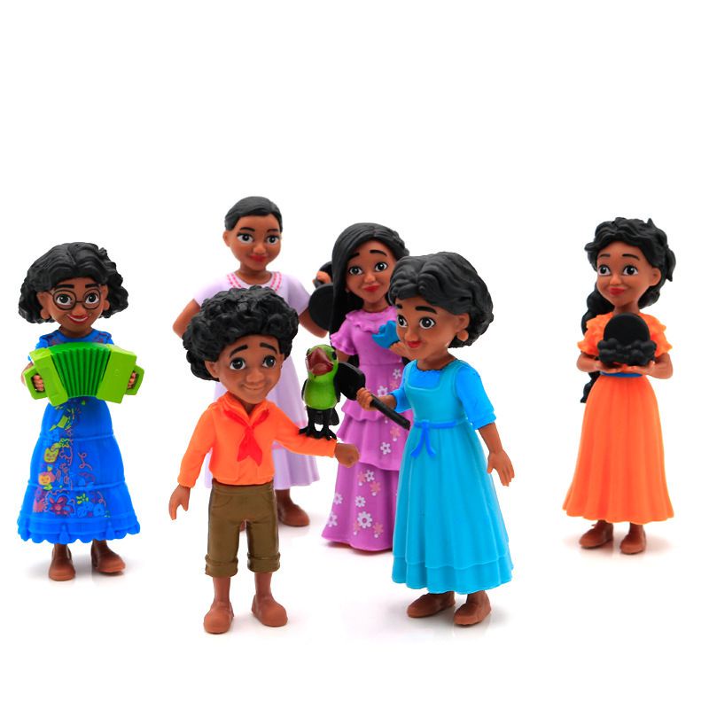 6pcs Mainan Action Figure Encanto Untuk Hadiah Ulang Tahun Anak Laki-Laki / Perempuan