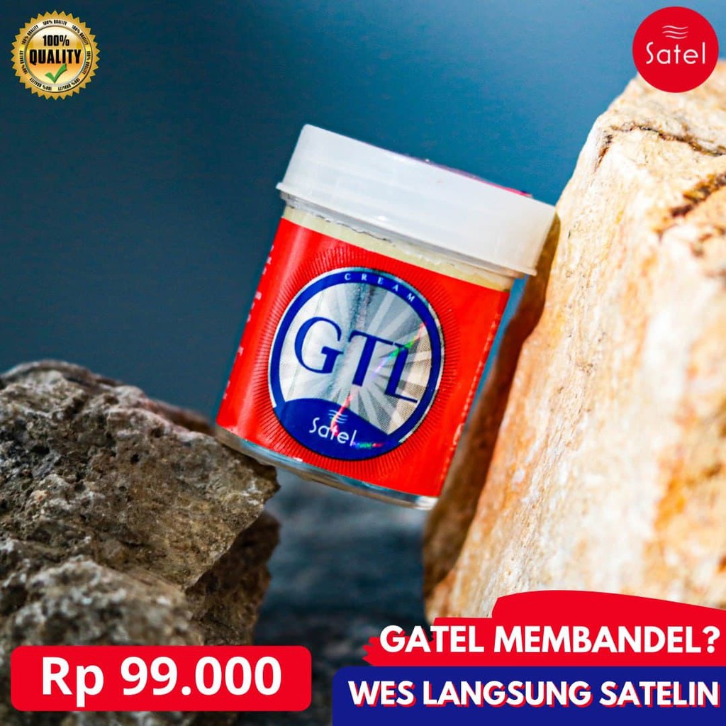 Salep Gatal SATEL GTL ORIGINAL 100% ASLI CREAM GTL