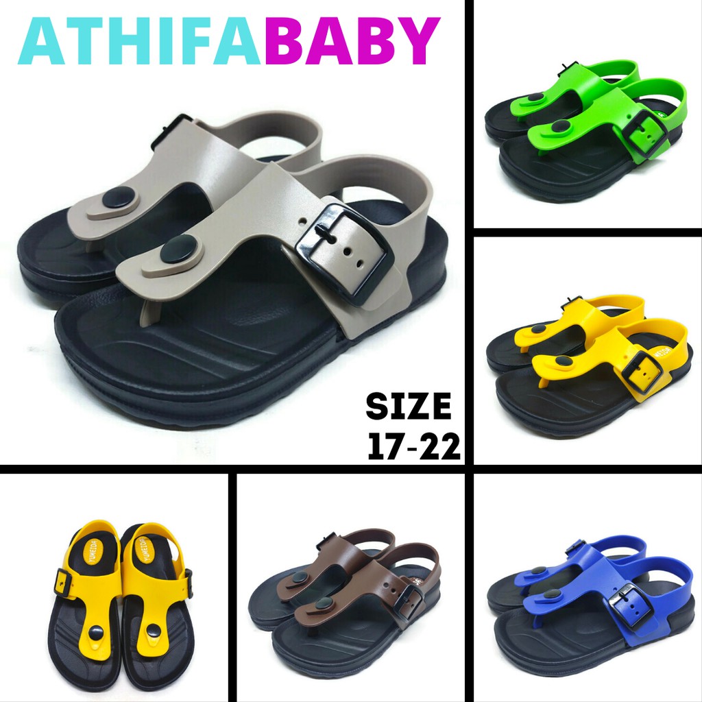 Sandal Gunung Bayi Anak Laki Laki Perempuan Cowok Cewek Sepatu Sendal Jepit Kecil Umur 1 2 3 tahun