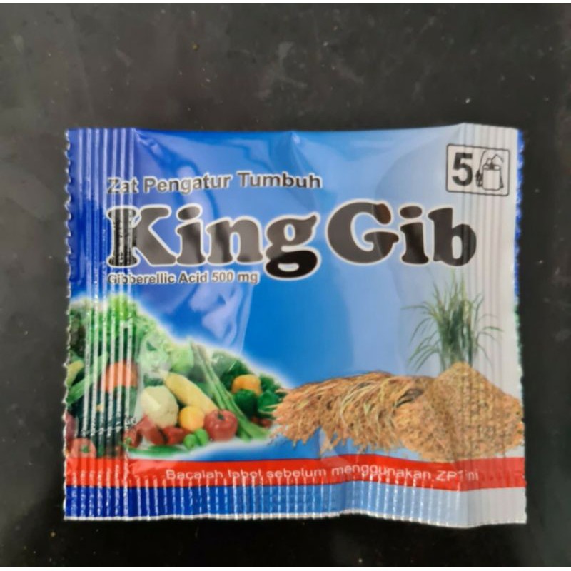 Zat Pengatur Tumbuh ZPT Pembesar Buah KING GIB 5 Gram