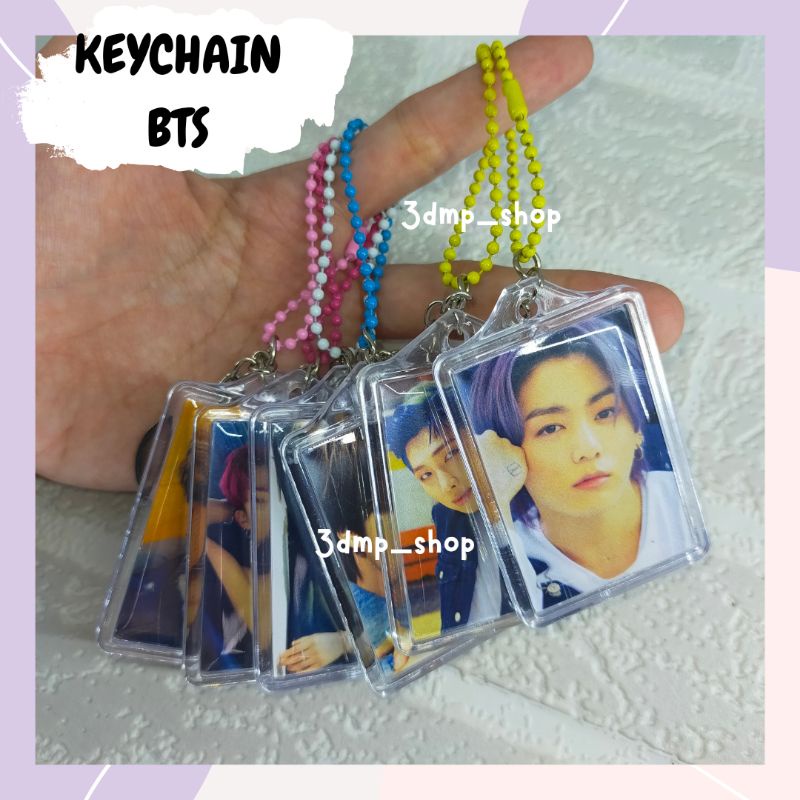 Gantungan kunci keychain bts butter jungkook taehyung jimin suga jin jhope rapmonster