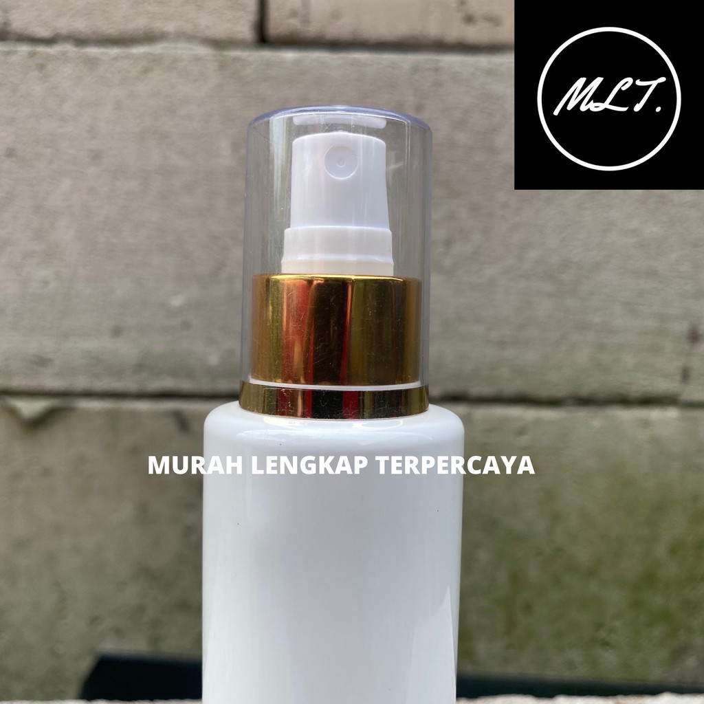 BOTOL SPRAY FULLCAP 150ML RF PUTIH SPRAY GOLD FULLCAP