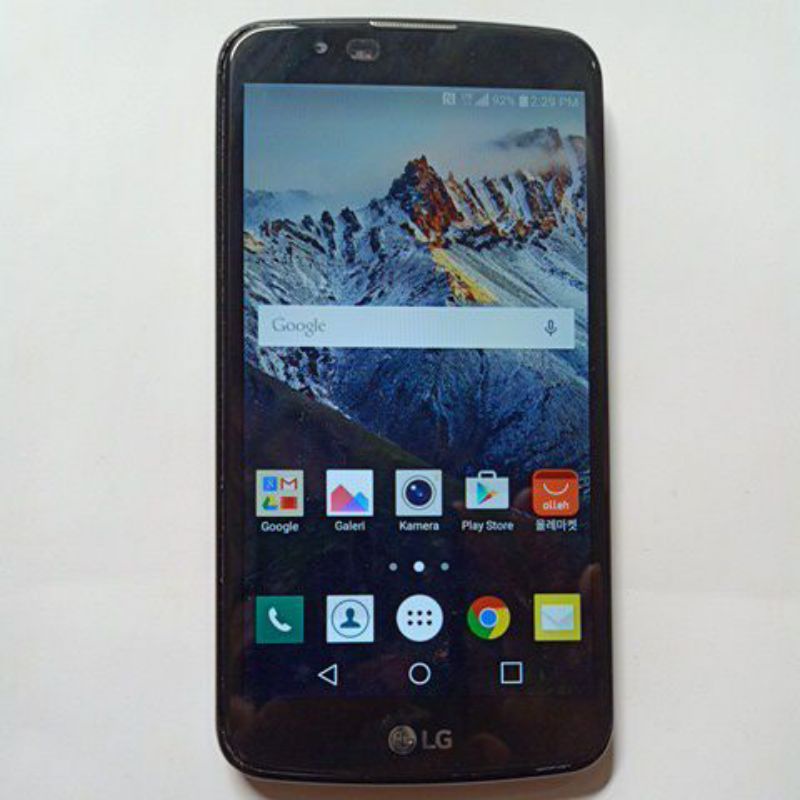 LG K10 4G LTE ram 2/16GB Layar amoled hape second normal sesuai foto