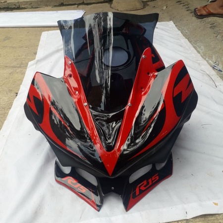 Cover Headlamp R25 plus Winglet plus  Cover Tangki Model R1 plus  Body Belakang Ducati PNP Yamaha R1