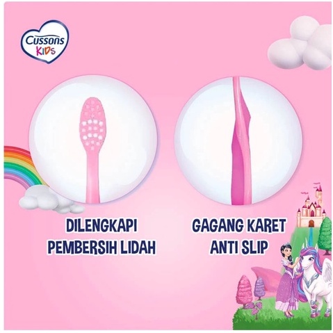 Cussons Kids Toothbrush 5 - 7 Years Dragon unicorn