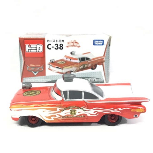 Tomica Disney Pixar Cars C38 Ramone Fire Chief Rescue Go Go Made in China