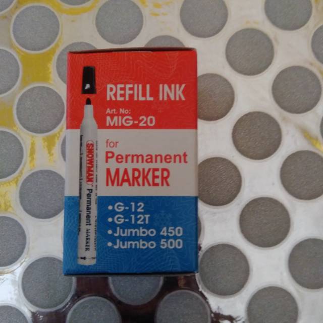 

Tinta spidol permanen Snowman
