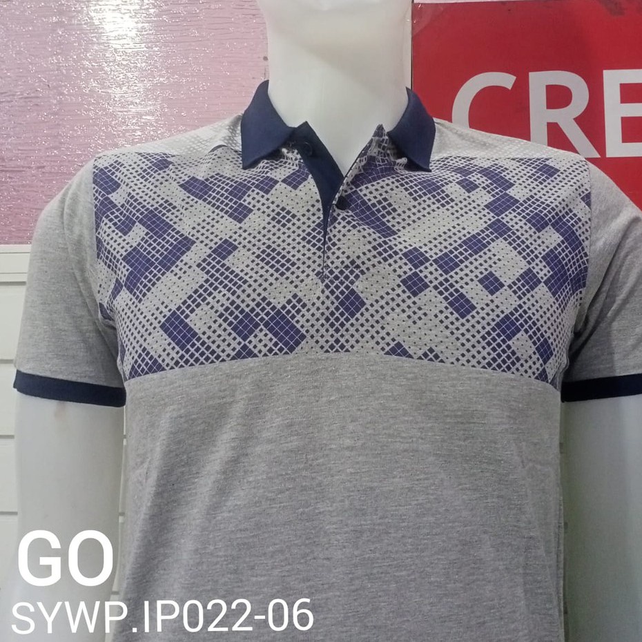 gos SY CRESSIDA KAOS POLO SHIRT COWOK Baju Pria Kaos Kerah 100% Original!