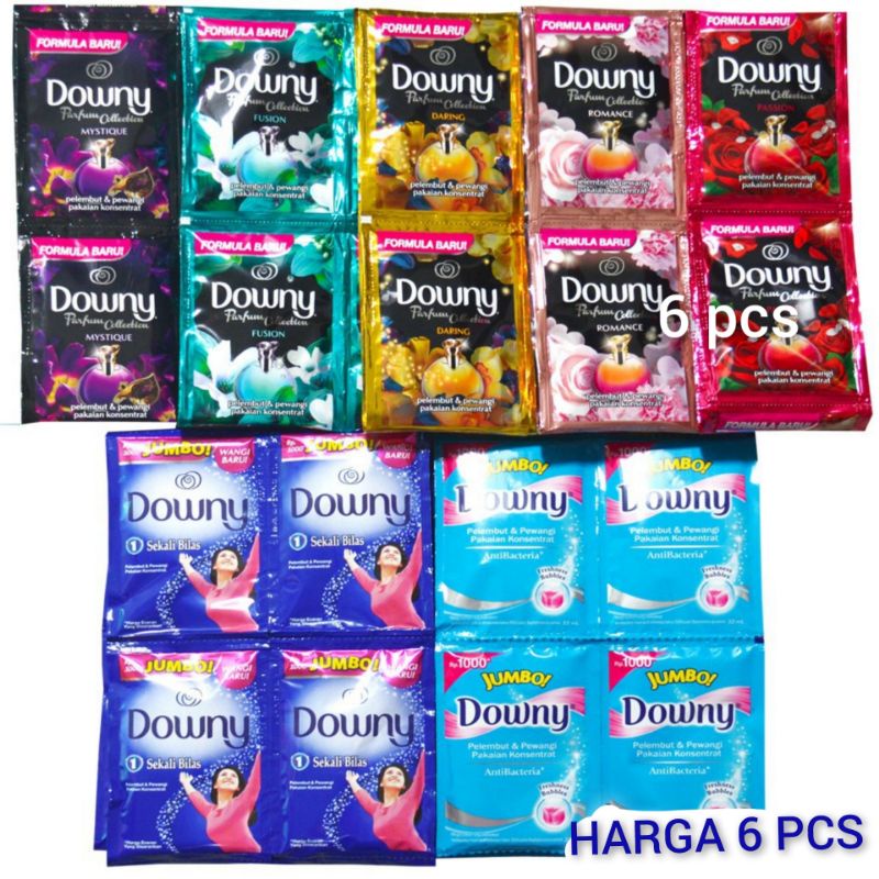 DOWNY RENCENG 20 ML 6 SACHET - PEWANGI BAJU