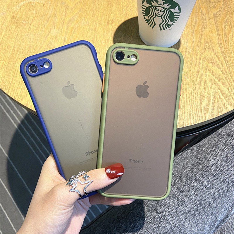 Hard Case Matte Cover Proteksi Lensa Kamera Hp Untuk Iphone 11promax / X / Xr / Xs Max / 6s / 7 / 8plus