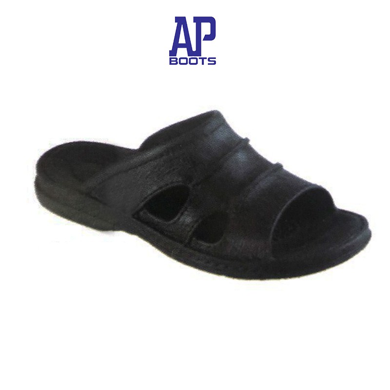 AP 987 BLACK / Van Sandal Pria Hitam by AP Boots