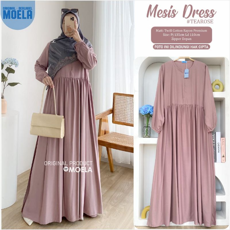 DRESS RAYON /MESIS DRESS ORI BY MOELA