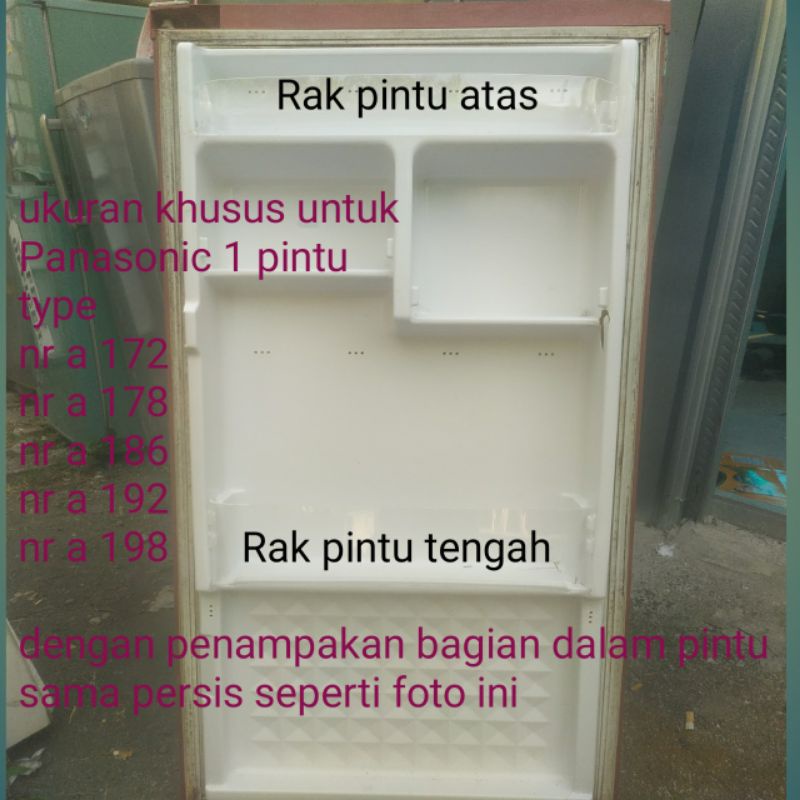 Rak kulkas botol pintu panasonic 1 pintu custom
