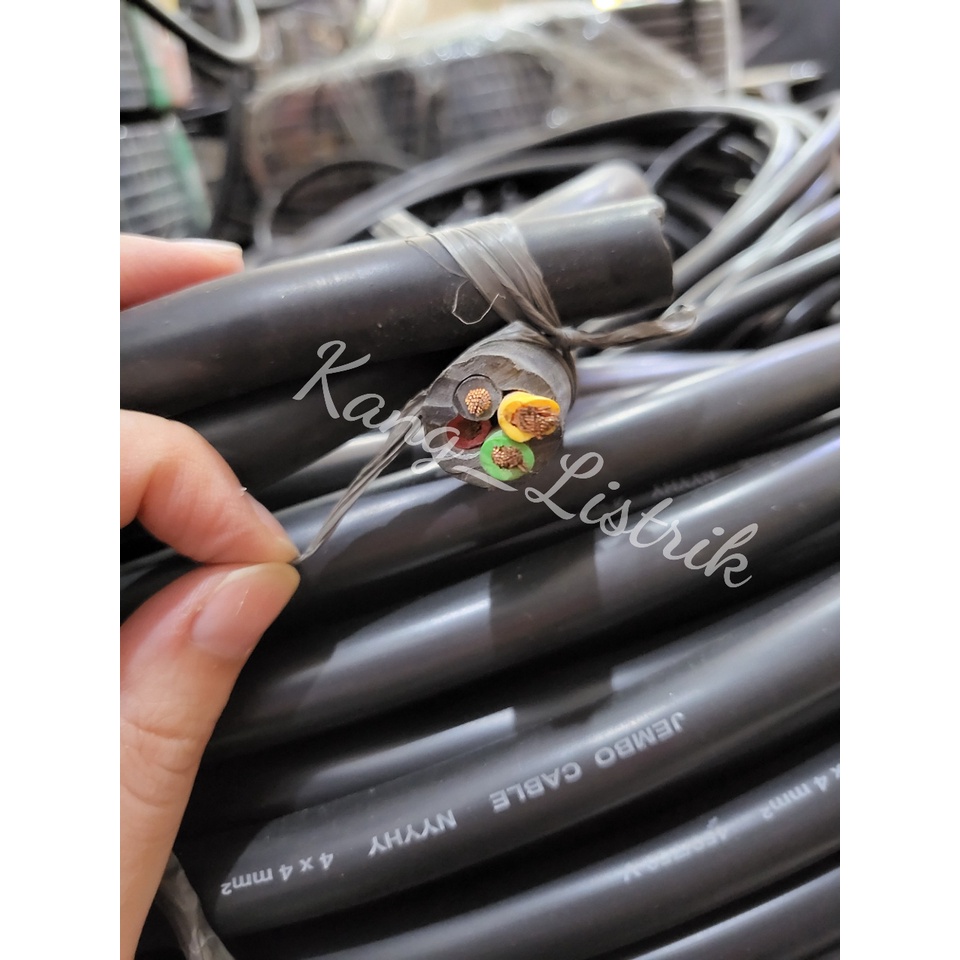 Kabel NYYHY Jembo 4x4 PerMeter / Kabel Serabut 4x4